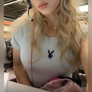 Playboy Pacsun Crop Tee🐰